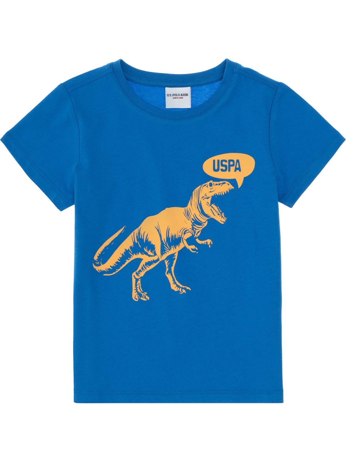 U.S. Polo Assn. Erkek Çocuk Beyaz Bisiklet Yaka Tişört 50307200-VR013 - Görsel 5