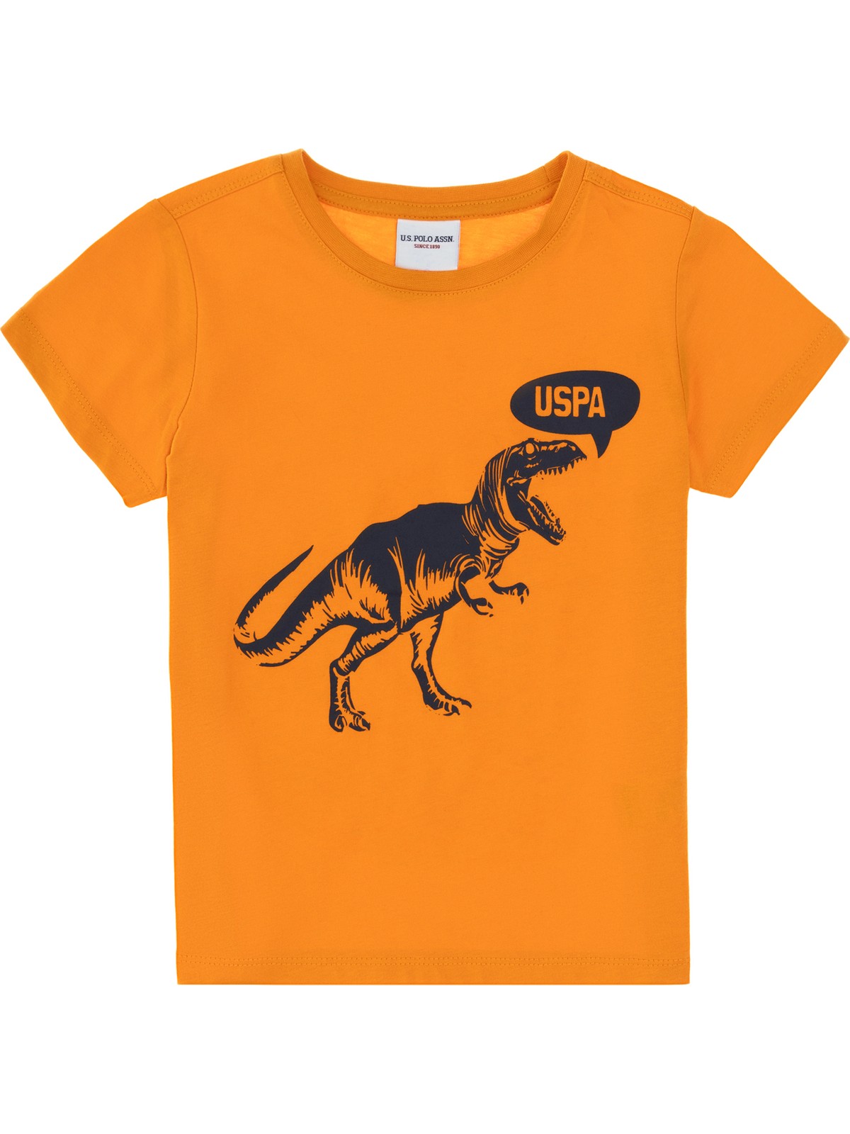 U.S. Polo Assn. Erkek Çocuk Beyaz Bisiklet Yaka Tişört 50307200-VR013 - Görsel 6