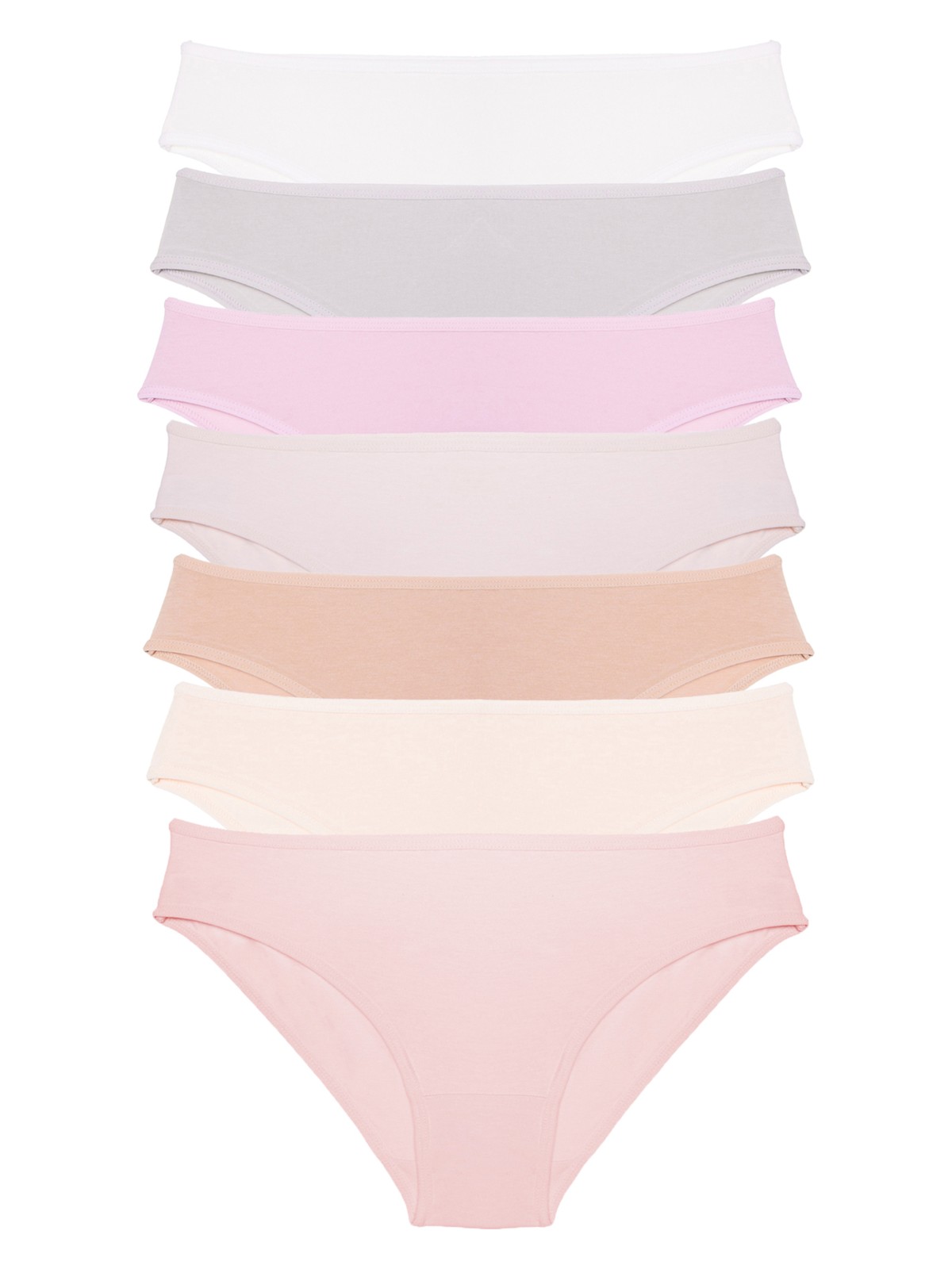 Nicoletta Kadın Külot 7 Li Paket Likralı Taş - Görsel 7