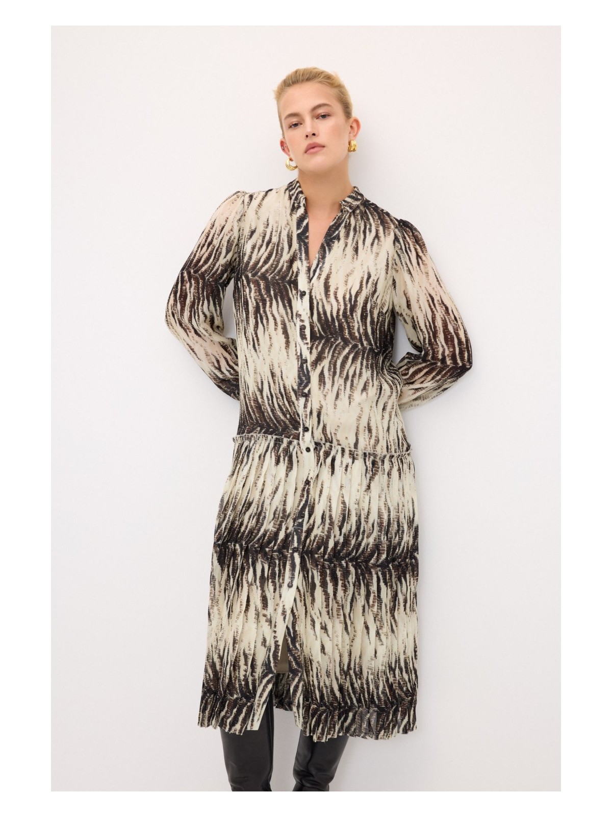 Love My Body Desenli Elbise