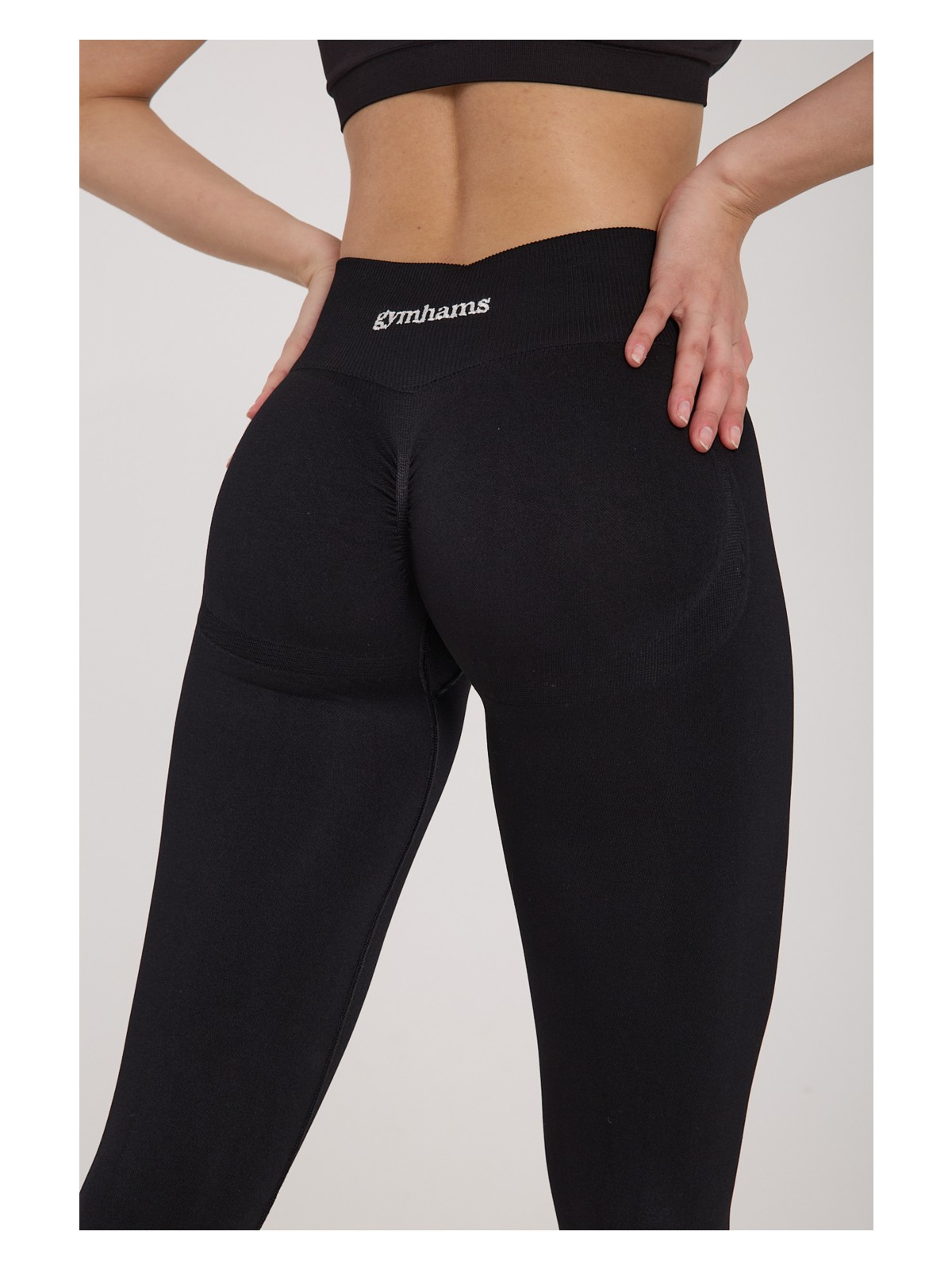 Gymhams Drop Kalçası Büzgülü Kalça Şekillendirici Push Up Toparlayıcı Kadın Spor Tayt - Görsel 8