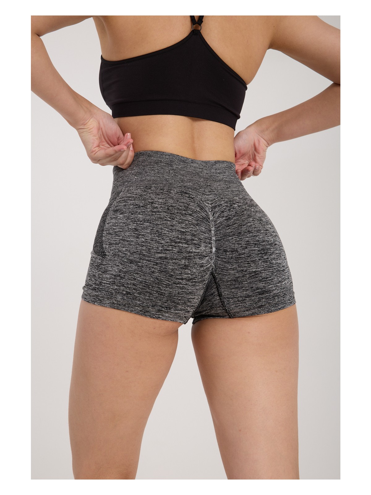 Gymhams Drop Kalçası Büzgülü Kalça Şekillendirici Push Up Toparlayıcı Kadın Spor Tayt - Görsel 3