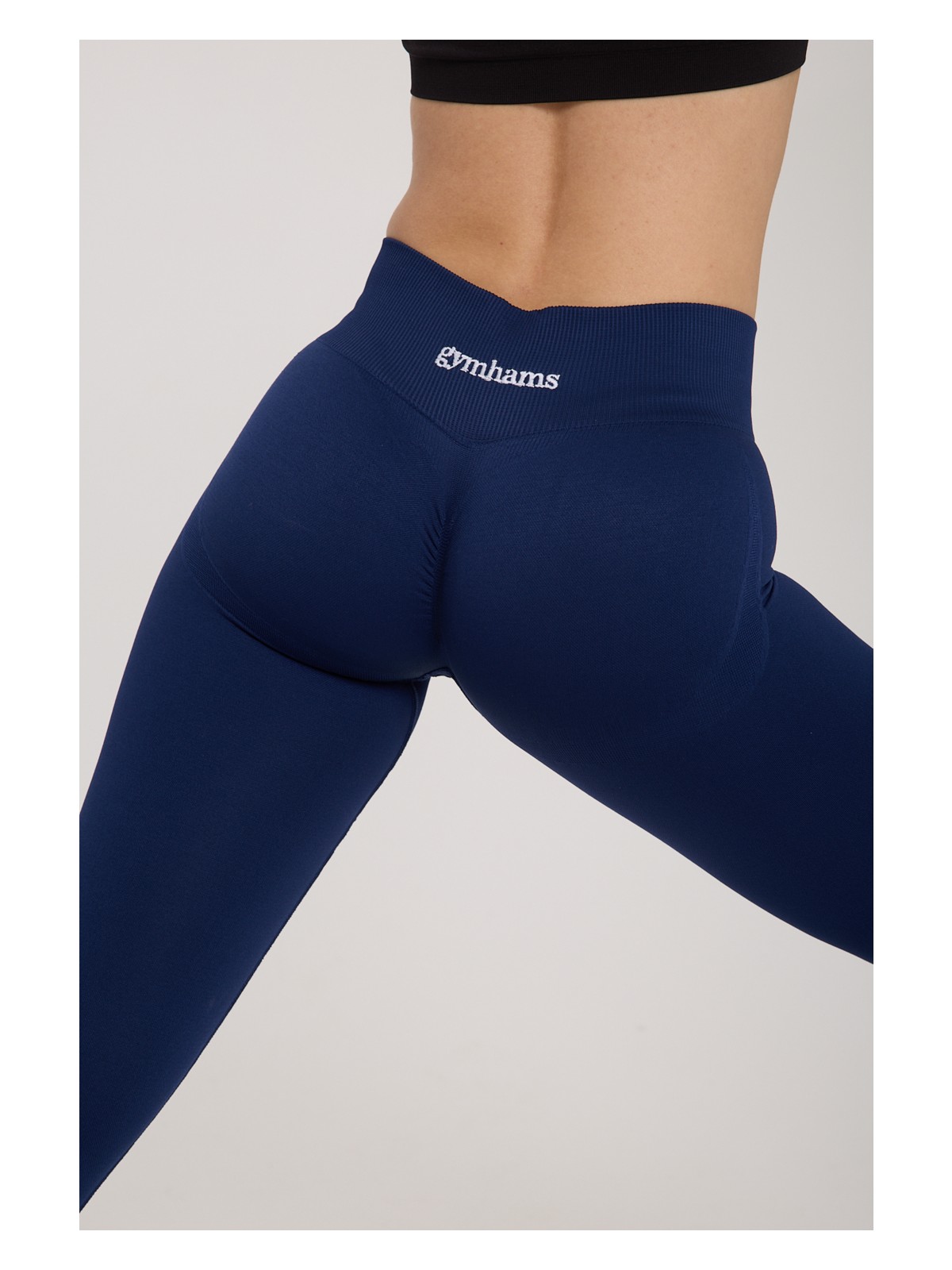 Gymhams Drop Kalçası Büzgülü Kalça Şekillendirici Push Up Toparlayıcı Kadın Spor Tayt - Görsel 6