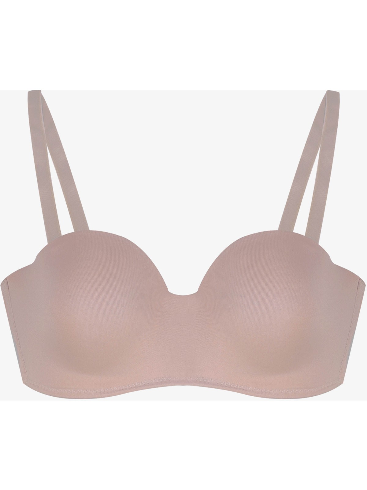 Koza İç Giyim Kadın Dolgusuz Mikro Straplez Sütyen - Görsel 9