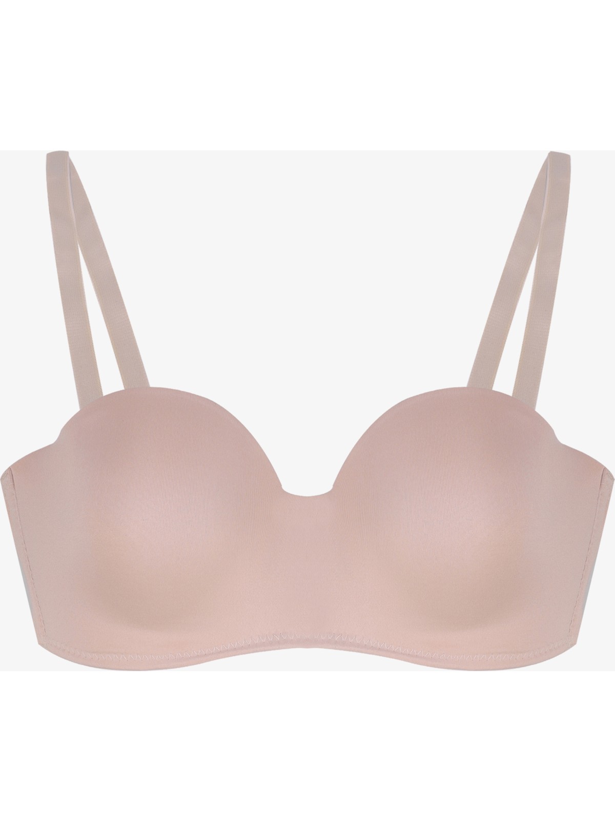 Koza İç Giyim Kadın Dolgusuz Mikro Straplez Sütyen - Görsel 8