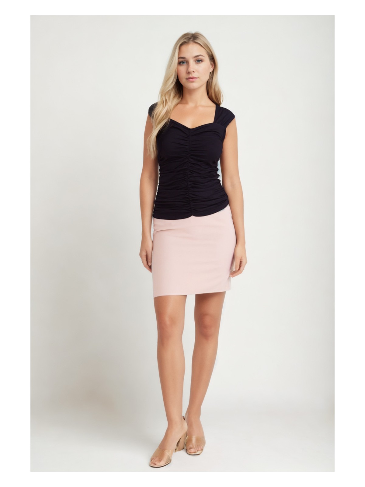 Vitrin Tensel Kumaş Mini Etek - Görsel 7