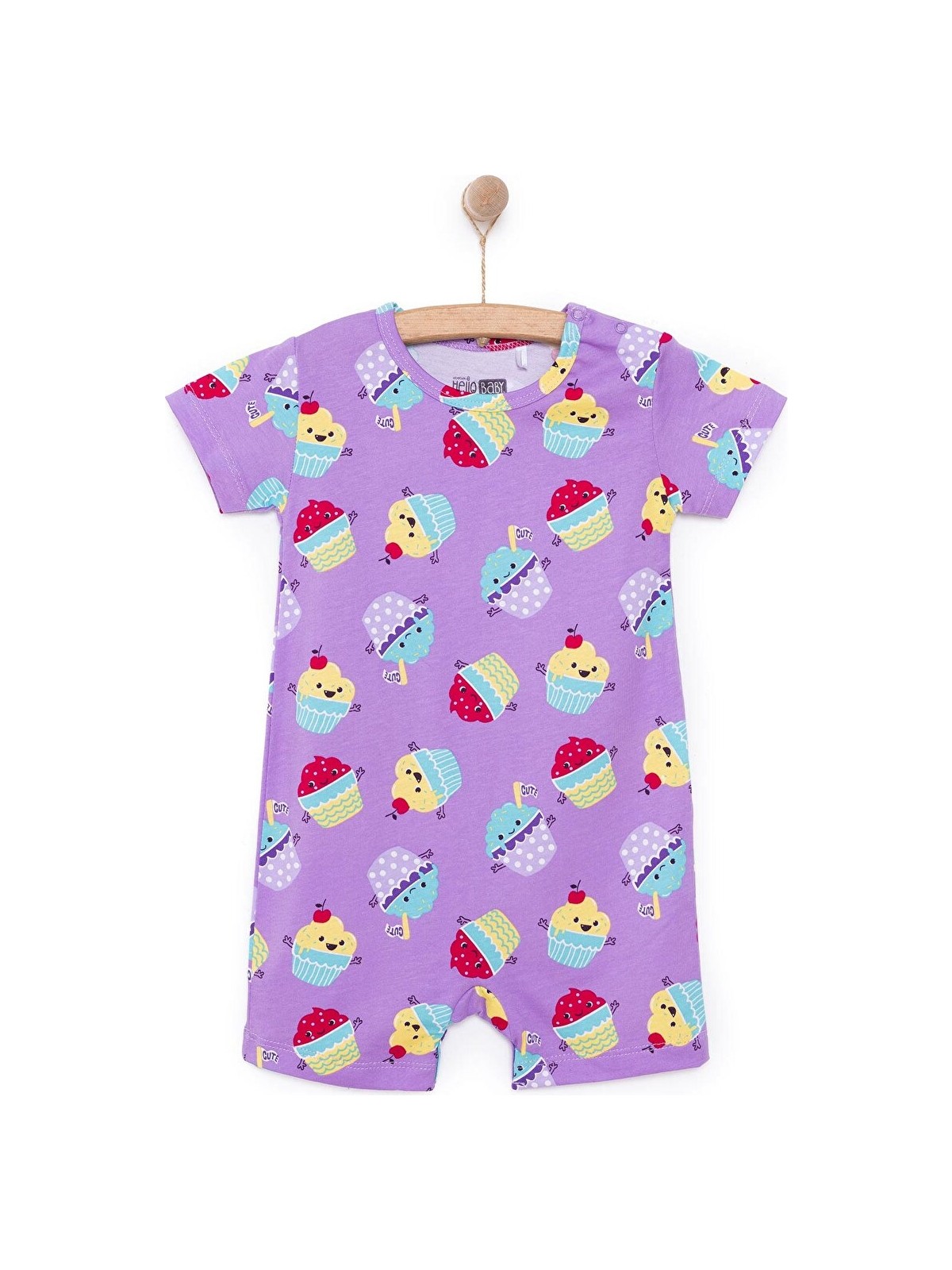 HelloBaby Yenidoğan Kız Kısa Tulum Kız Bebek