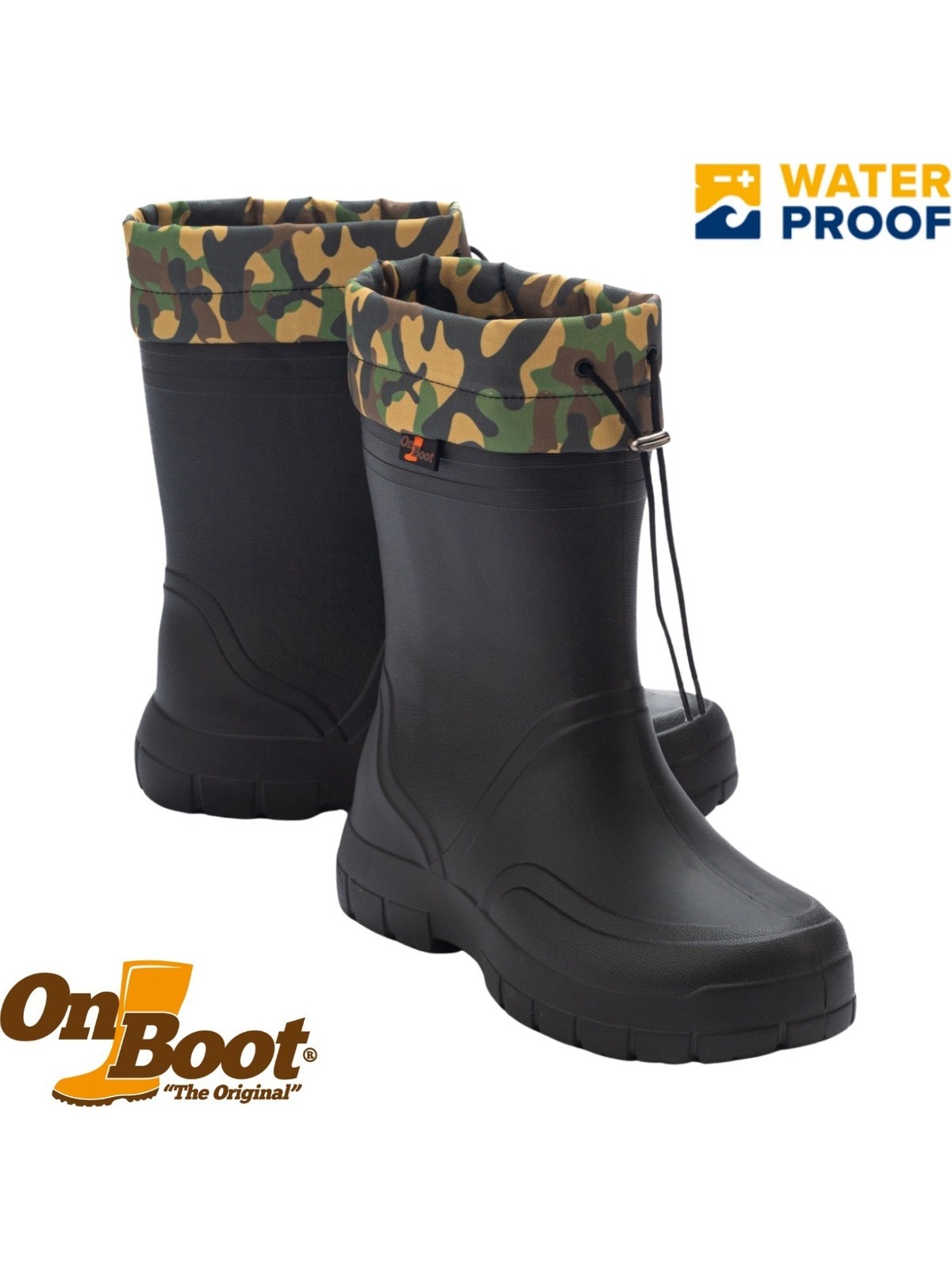 OnBoot ONBOOT Onboot Eva Hafif Su Geçirmez Kısa Bağlı Av İş, Yağmur Bahçe Çizmesi 2006