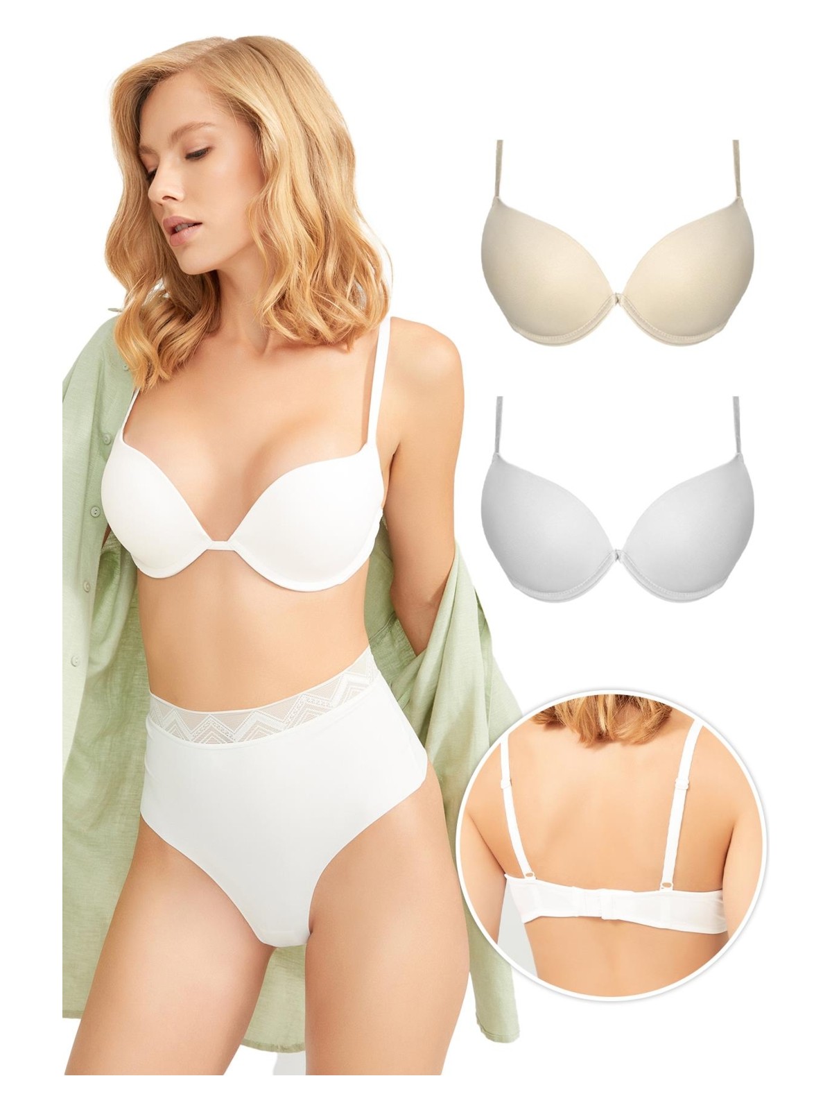 Cottonhill Lol Up Push Up Balenli Sütyen 3'lü Paket - Görsel 6