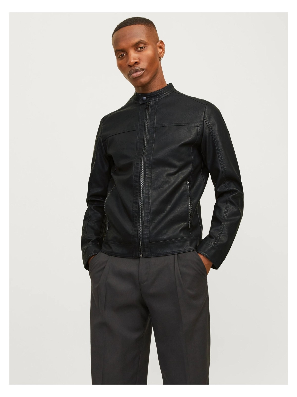 Jack & Jones JJEWARNER JACKET NOOS Siyah Erkek Ceket