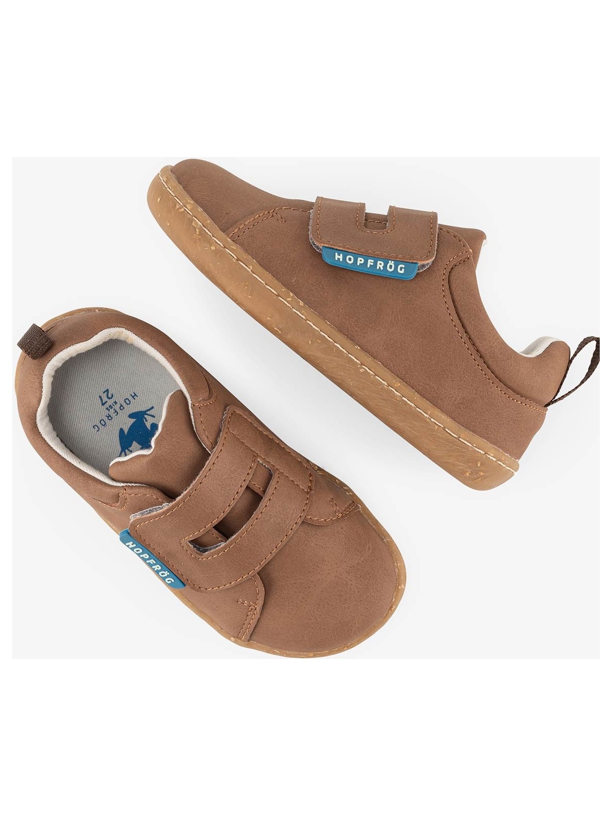 Hopfrög Smart Walker Casual Süper Mat Havalı Gri Barefoot Çocuk Ayakkabı - Görsel 5