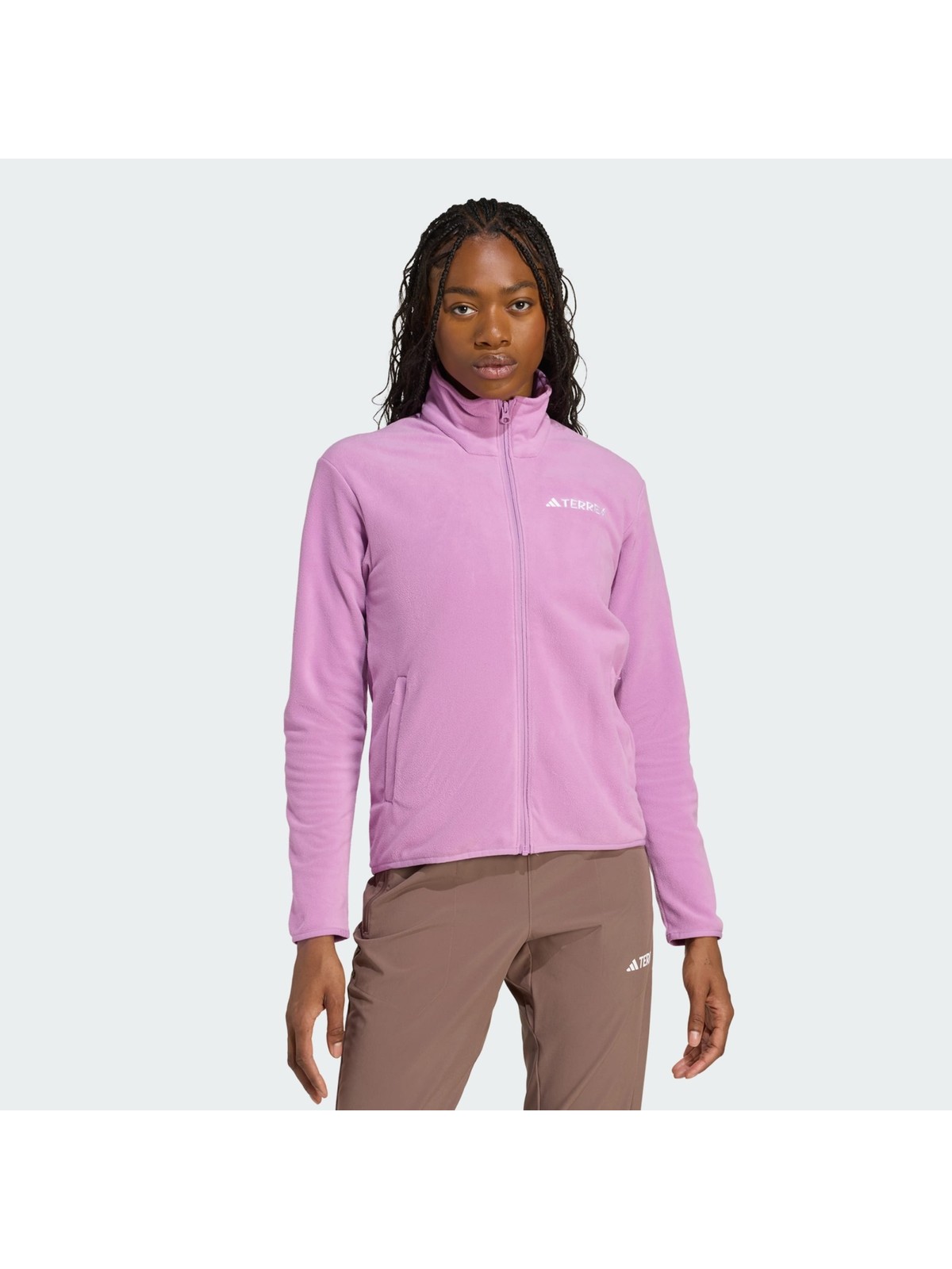 adidas Adidas TERREX JM3111 Multi Essentials Full-Zip Fleece Jacket - Görsel 4