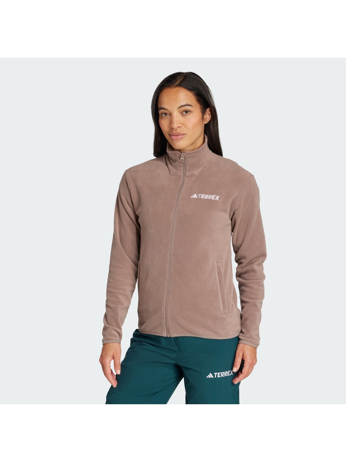 adidas Adidas TERREX JM3111 Multi Essentials Full-Zip Fleece Jacket - Görsel 3