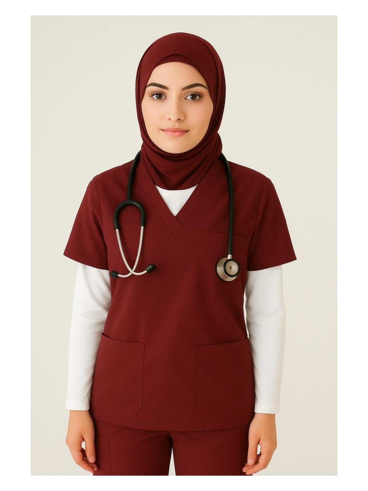 Mirach Sıfır Yaka Boyunluklu Kolluk | Uzun Kollu Tesettür Boyunluk Bodysuit Şık ve Rahat Tasarım - Görsel 3