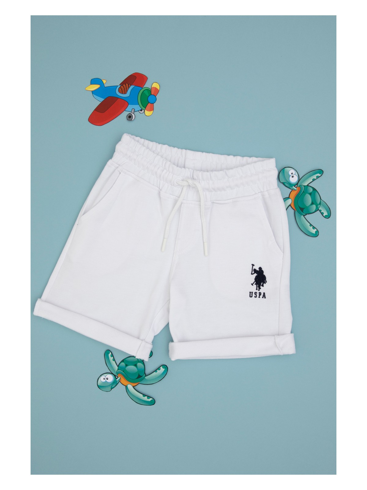 U.S. Polo Assn. U.s. Polo Assn. Erkek Çocuk Kırmızı Şort (Örme) 50306515-VR030 - Görsel 3