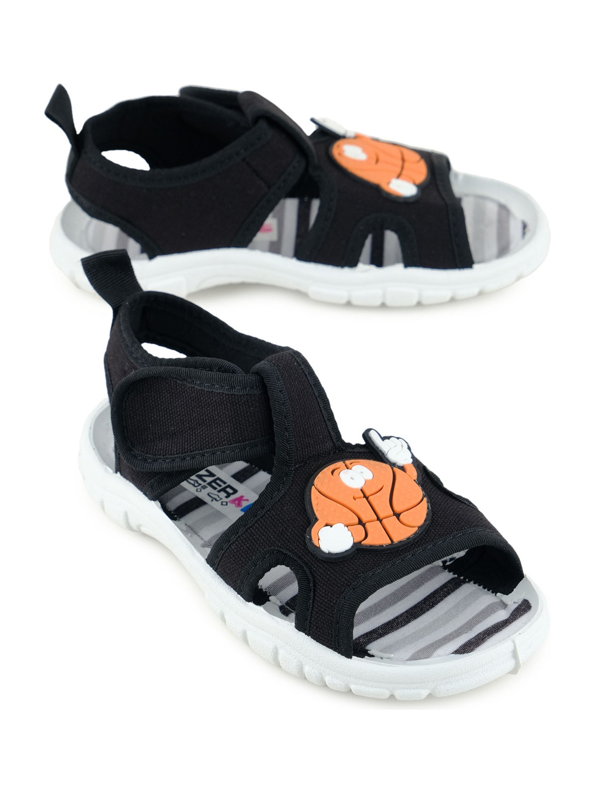 Gezer Erkek Çocuk Yazlık Rahat Taban Tek Cırt Cırtlı Ayarlanabilir Günlük Sandalet