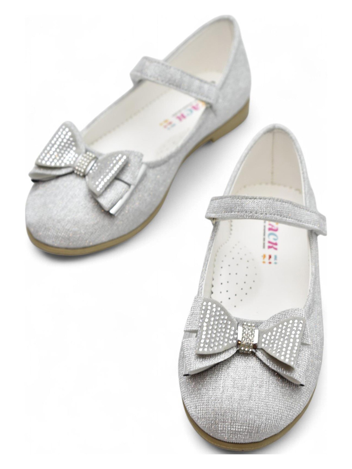 Ispartalılar 5952 Rahat Taban Tokalı Kız Çocuk Babet Ayakkabı Düğün Abiye Nişan Ayakkabısı - Görsel 6