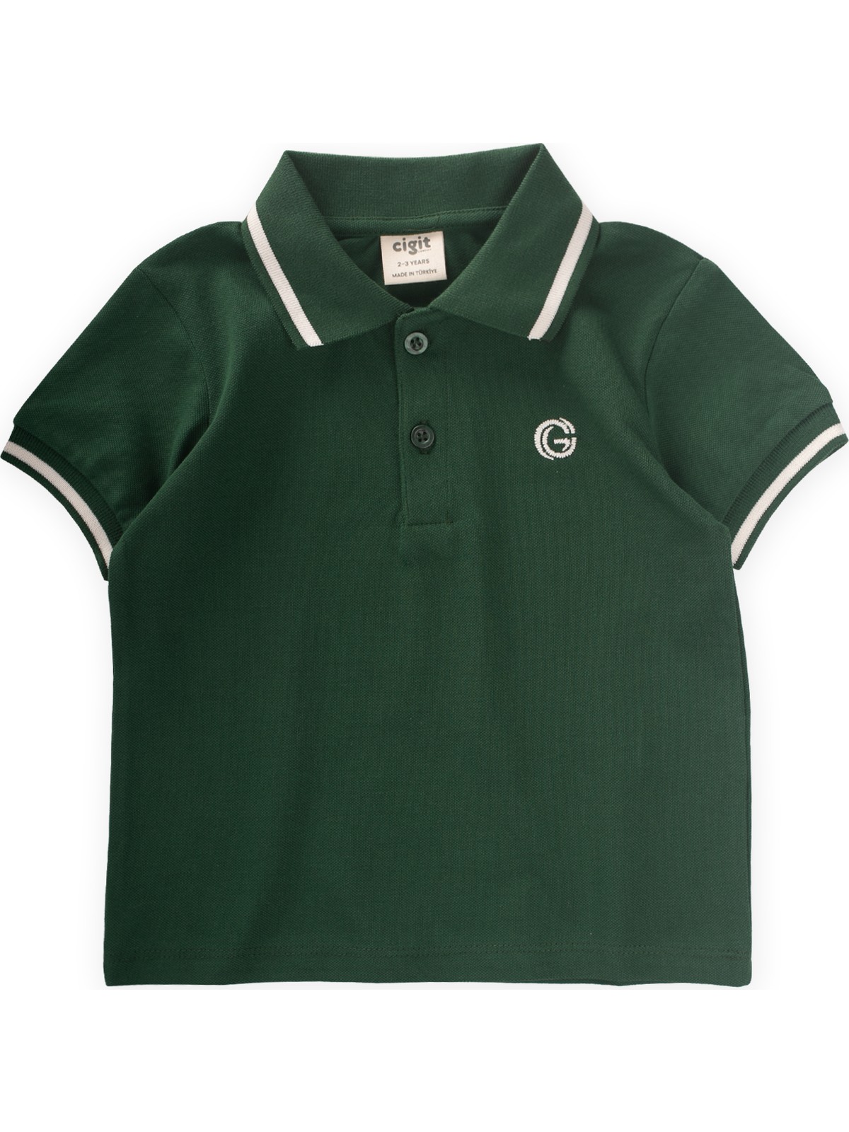 Cigit Nakışlı Polo Yaka T-Shırt 2-10 Yaş Lacivert - Görsel 4