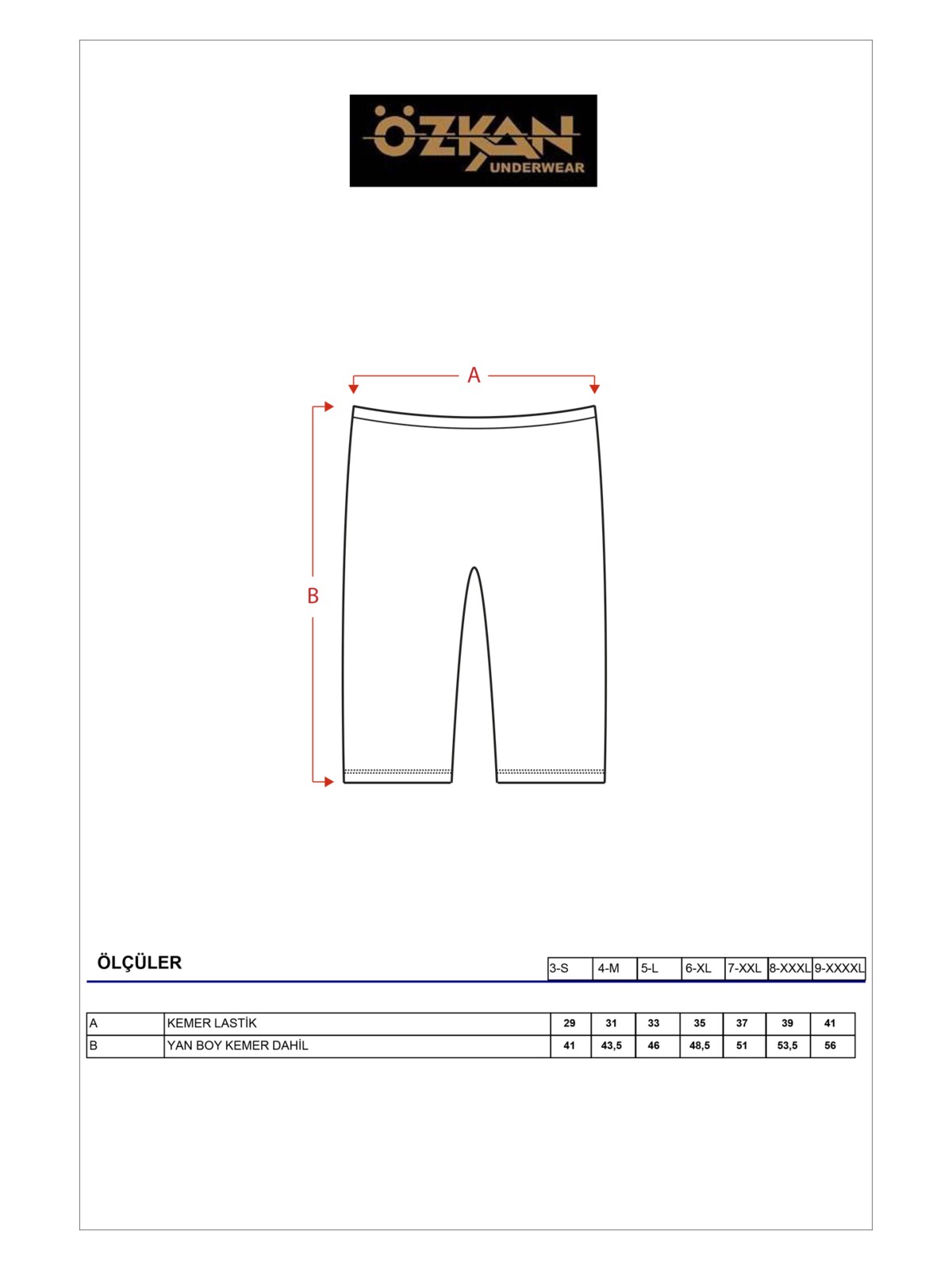 Özkan Underwear Özkan 0413 Kadın %95 Pamuklu Likralı Süprem Kumaş Esnek Rahat Yumuşak Diz Üstü Toparlayıcı Yüksek Bel Kısa Tayt - Görsel 4