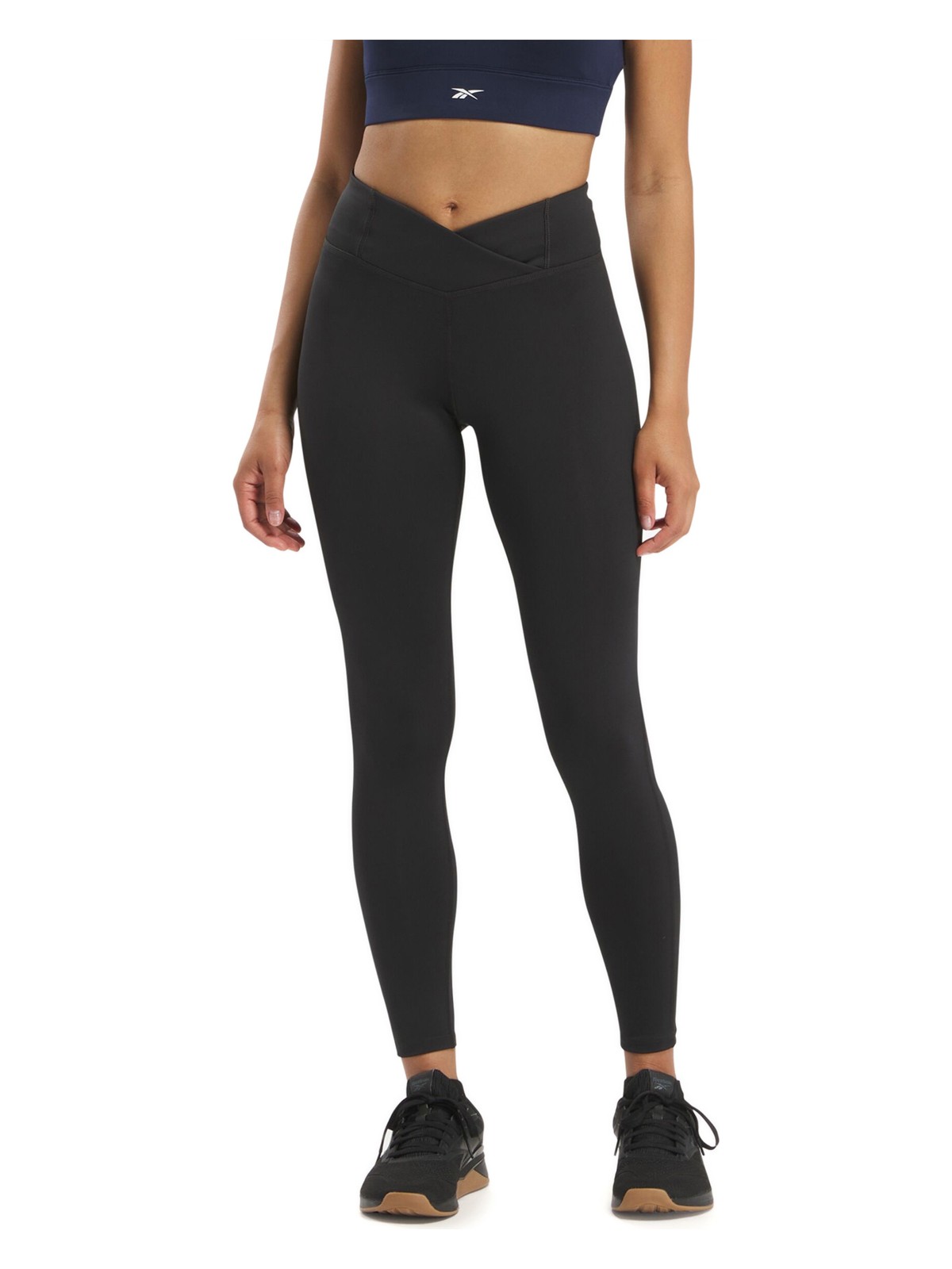 Reebok PP BASIC HIGH RISE TIGHT Siyah Kadın Tayt