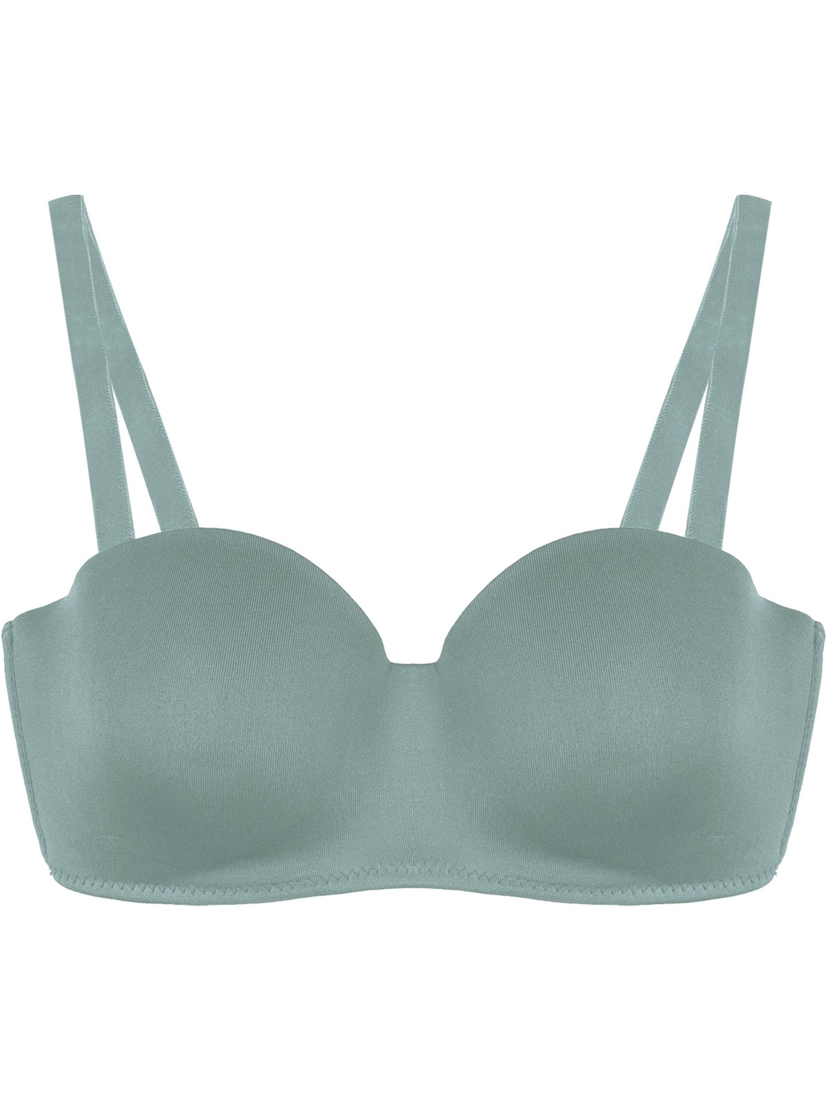 Koza İç Giyim Kadın Dolgusuz Mikro Straplez Sütyen - Görsel 10