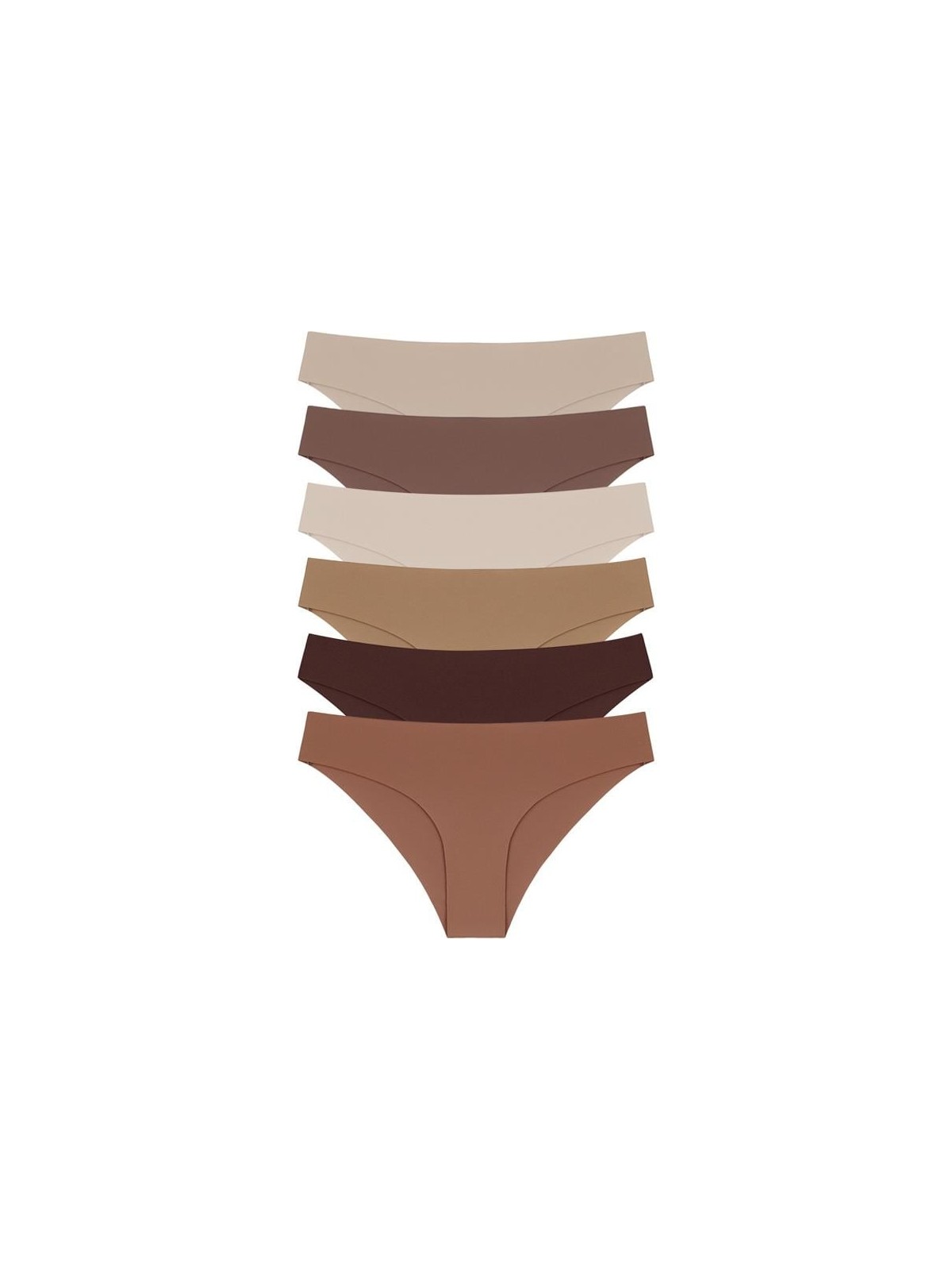 Cottonhill Lazer Kesim Kadın Bikini Külot 6'lı Paket