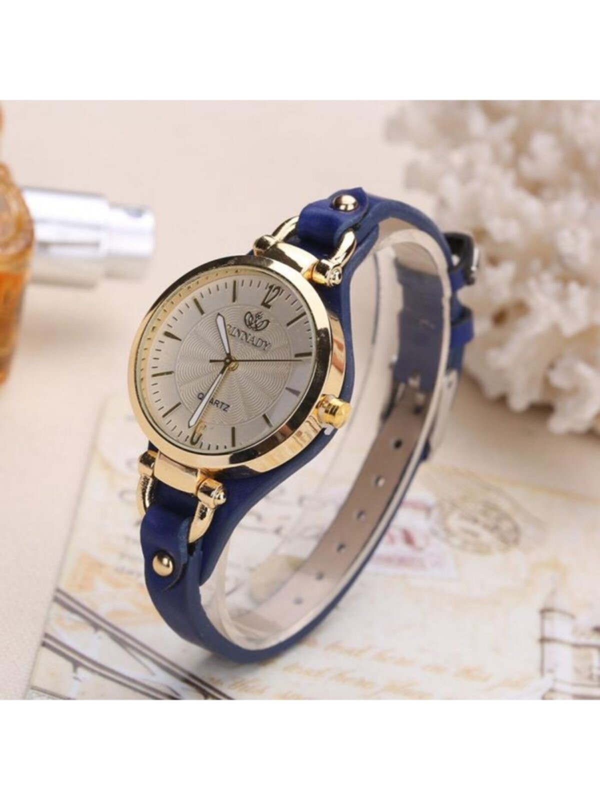 Toz Vintage Gyrox Kadın Kol Saati – Vintage Retro Tasarım, Quartz Mekanizma, Metal Kasa, Deri Kordon, Günlük Kullanıma Uygun - Görsel 4