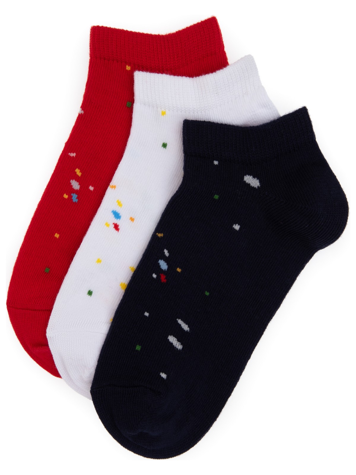 U.S. Polo Assn. Erkek Çocuk 3'lü Patik Çorap 50311351-VR033