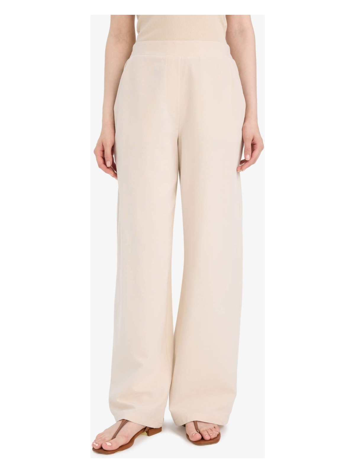 DeFacto Keten Karışımlı Wide Leg Geniş Paça Flamlı Pantolon F1395AX25SM