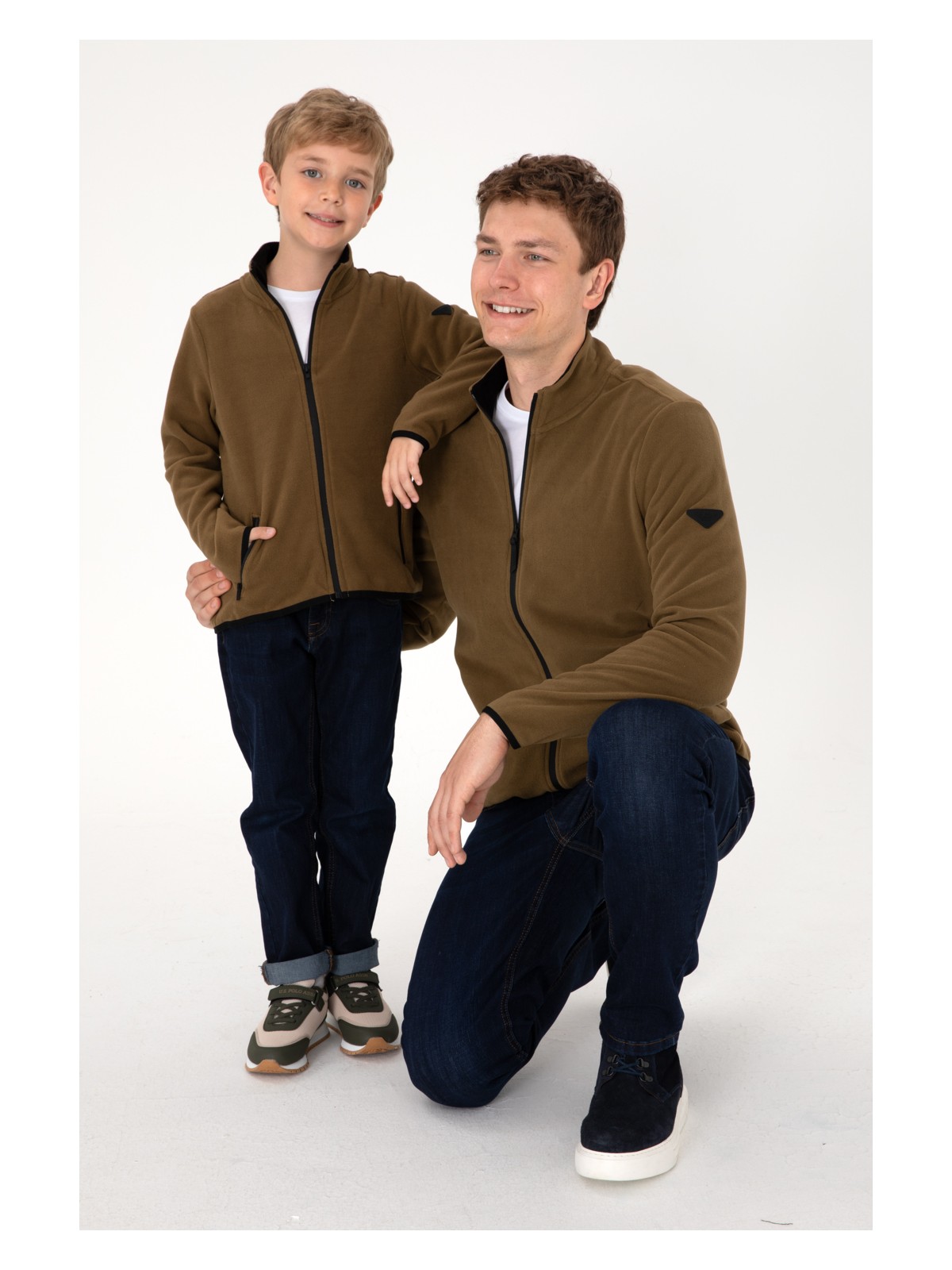 U.S. Polo Assn. Erkek Siyah Basic Polar Hırka 50298066-VR046 - Görsel 8