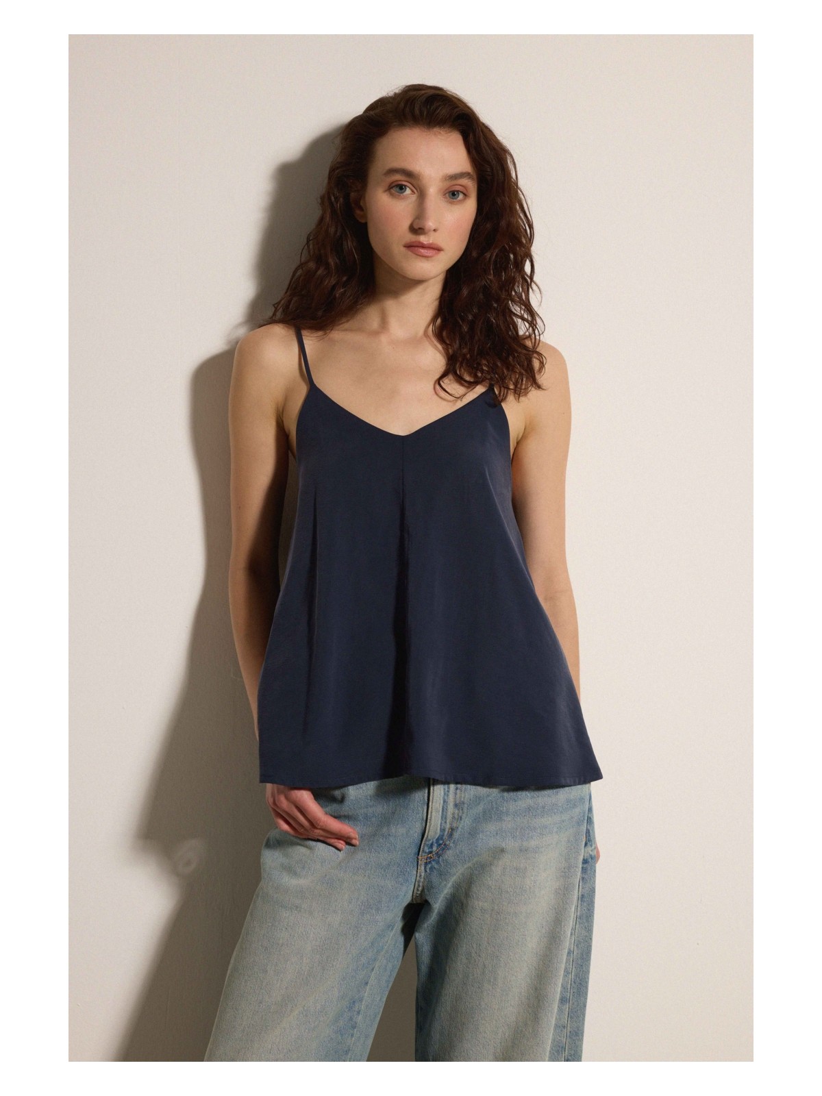 Babokah Askılı Kupro Bluz - Görsel 6