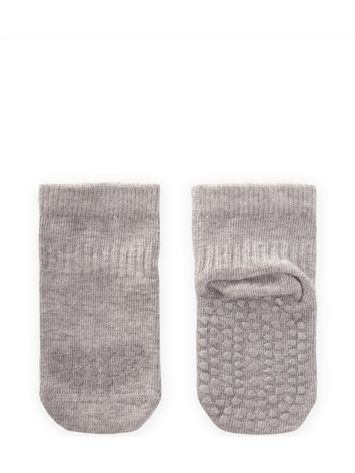 Cigit Emekleme ve Kaymaz Çorap Gri Melanj