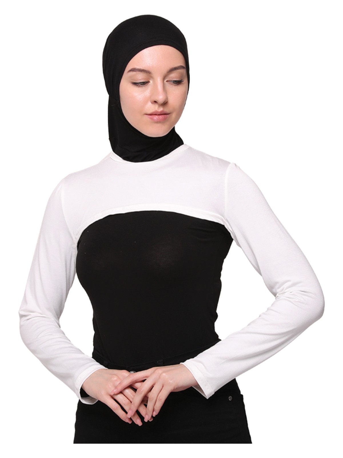 Altobeh Sıfır Yakalı Boyunluklu Kolluk - Ekru - Görsel 3