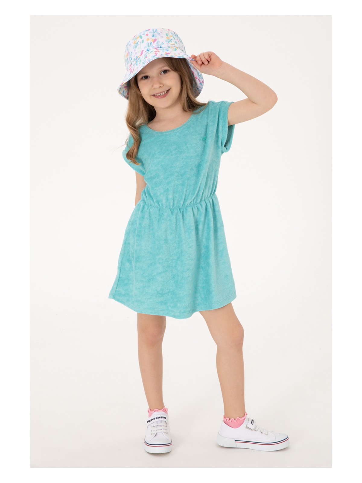 U.S. Polo Assn. Kız Çocuk Mint Elbise (Örme) 50263505-VR090