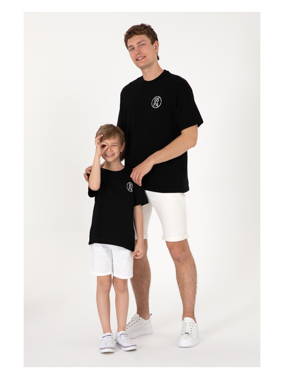 U.S. Polo Assn. Erkek Çocuk Su Yeşili Oversize Bisiklet Yaka Tişört 50298981-VR048 - Görsel 5