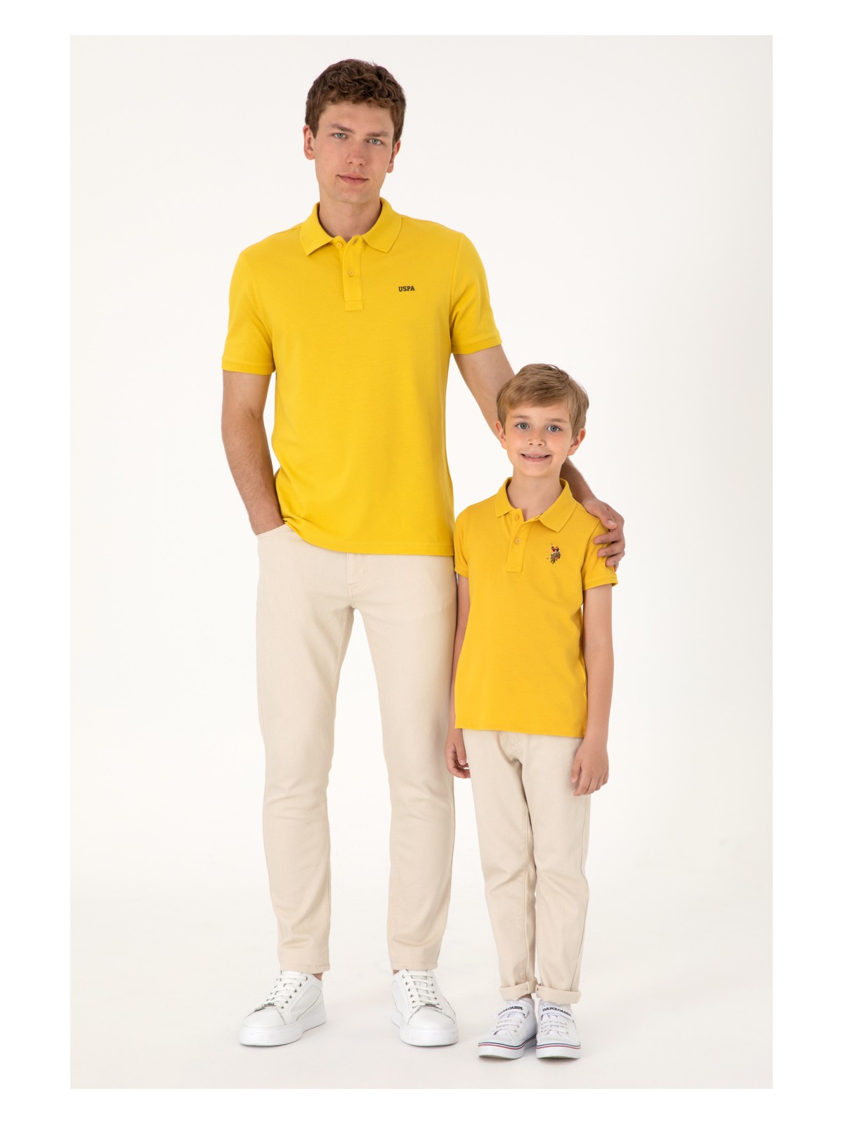 U.S. Polo Assn. Erkek Çocuk Elma Yeşili Basic Polo Yaka Tişört 50306484-VR020 - Görsel 10