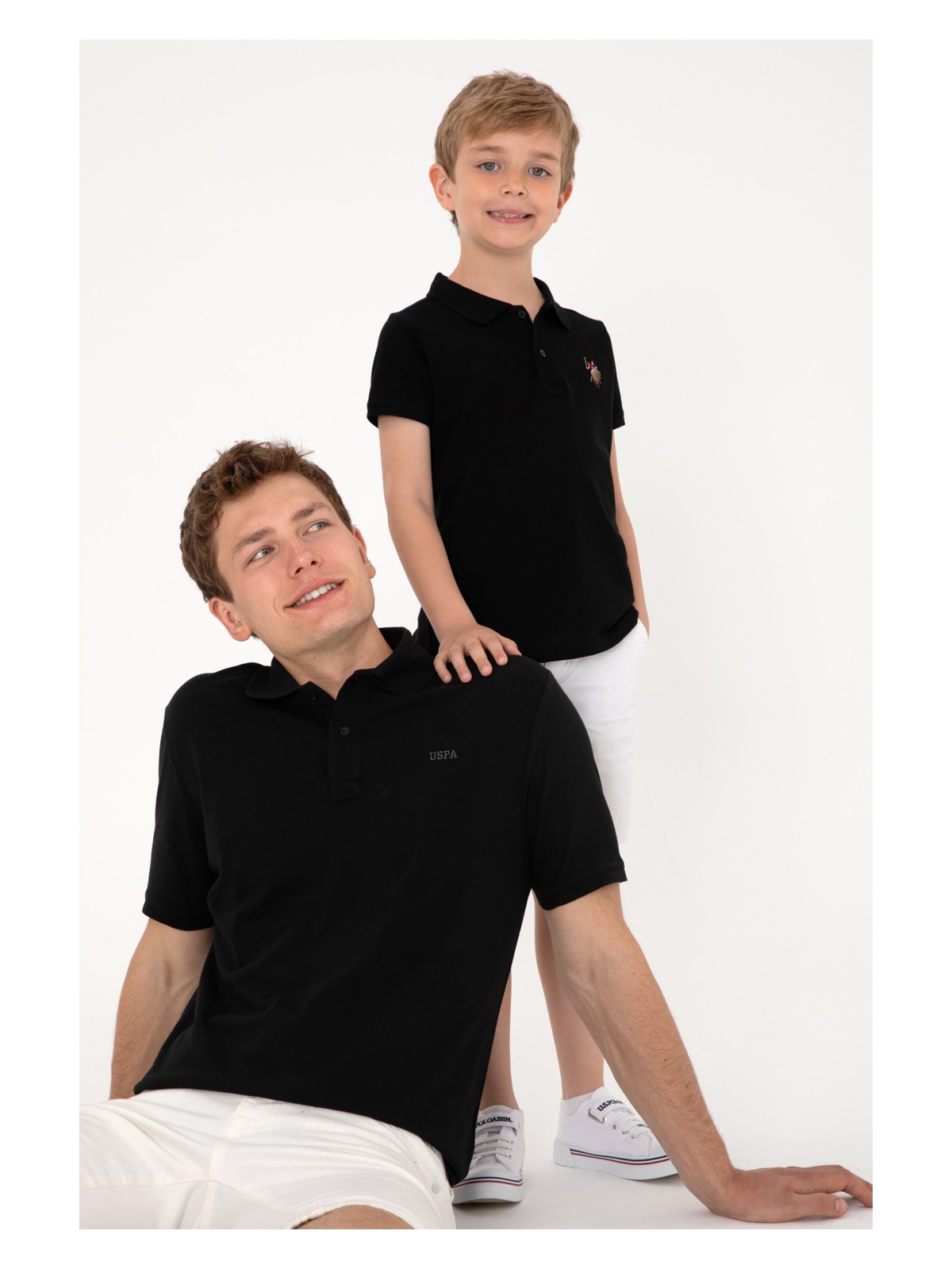 U.S. Polo Assn. Erkek Çocuk Elma Yeşili Basic Polo Yaka Tişört 50306484-VR020 - Görsel 4