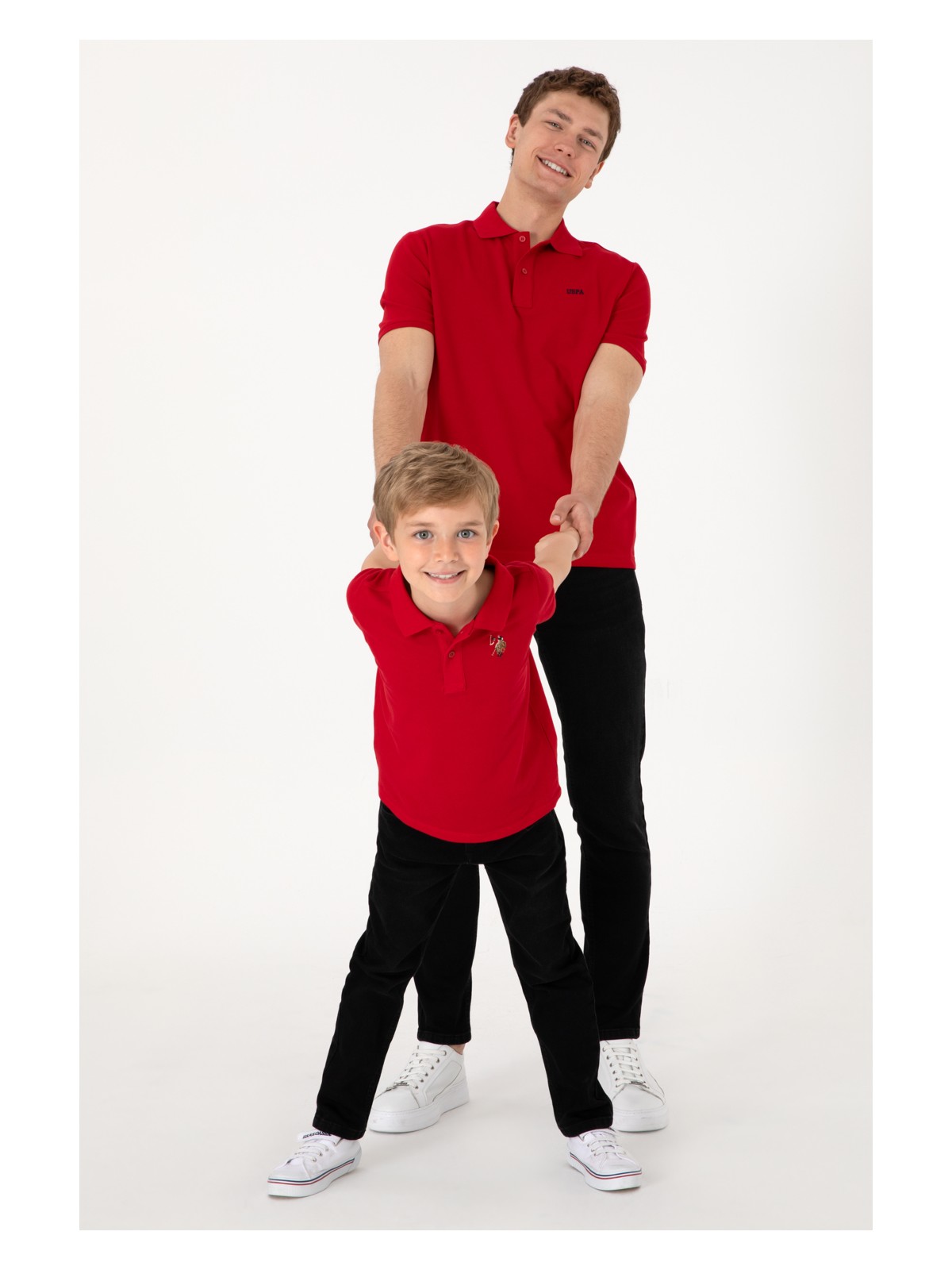 U.S. Polo Assn. Erkek Çocuk Elma Yeşili Basic Polo Yaka Tişört 50306484-VR020 - Görsel 8