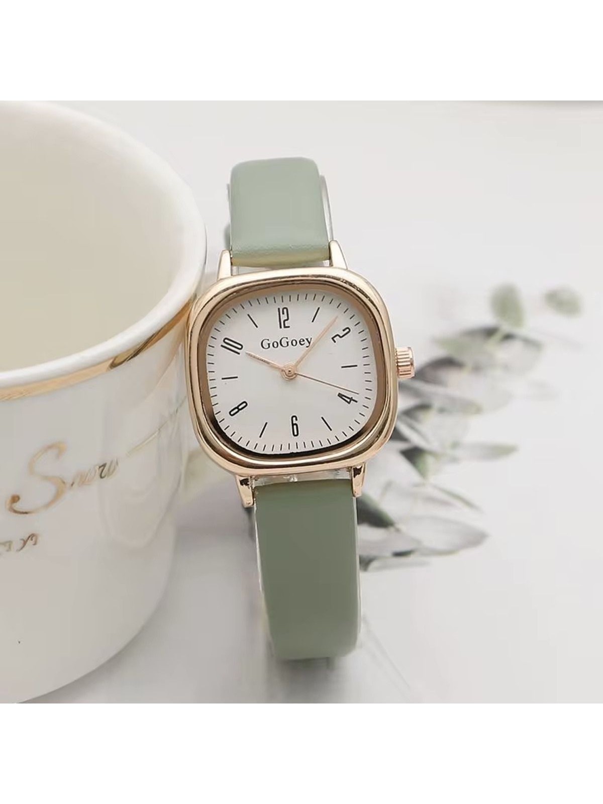 Toz Vintage Siyah Yuma Vintage Retro Saat - Görsel 4