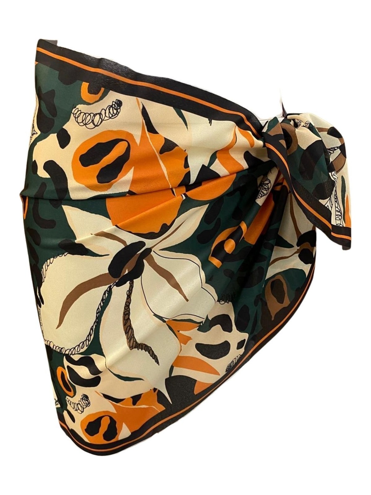 Tarzını Seç Kısa Pareo - Geometrik Model 150X50 cm - Görsel 8