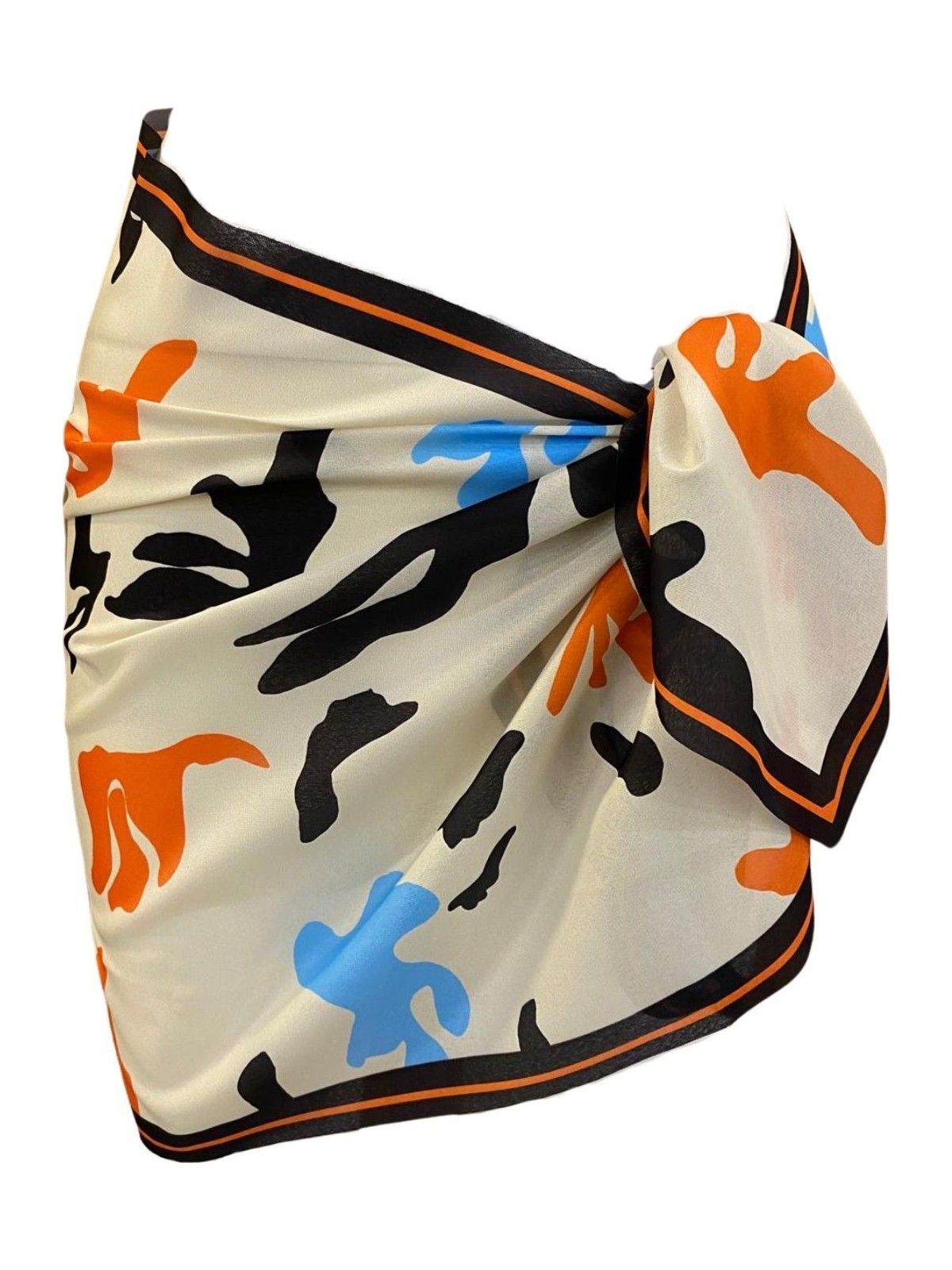 Tarzını Seç Kısa Pareo - Geometrik Model 150X50 cm - Görsel 9