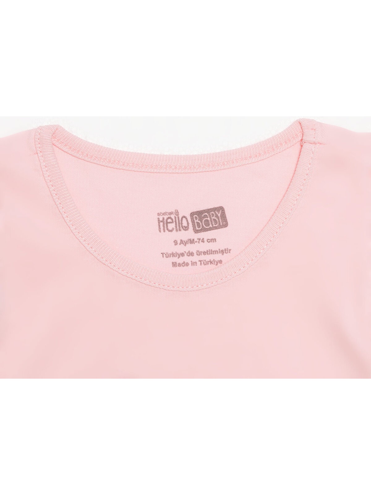 HelloBaby Basic Kız Kelebek ve Papatya Baskılı Atlet T-Shirt Kız Bebek - Görsel 3