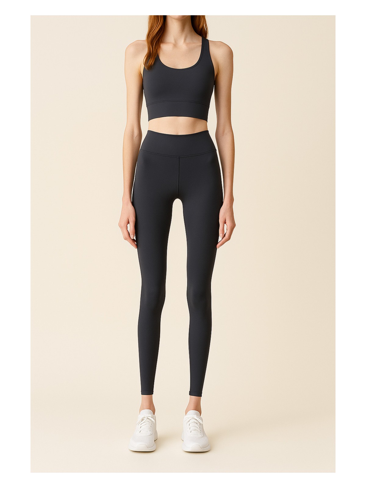 HNX Kadın Yüksek Bel Toparlayıcı Tam Boy Spor Tayt