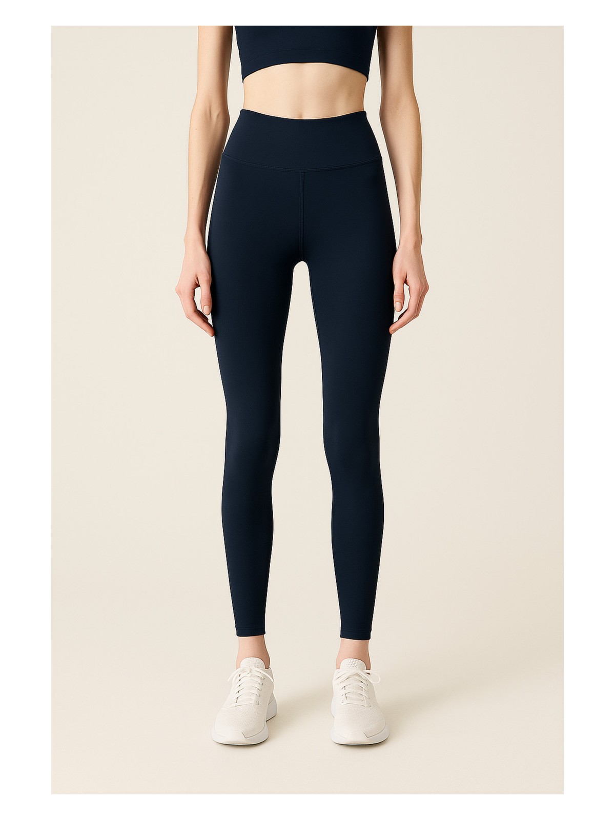 HNX Kadın Yüksek Bel Toparlayıcı Tam Boy Spor Tayt