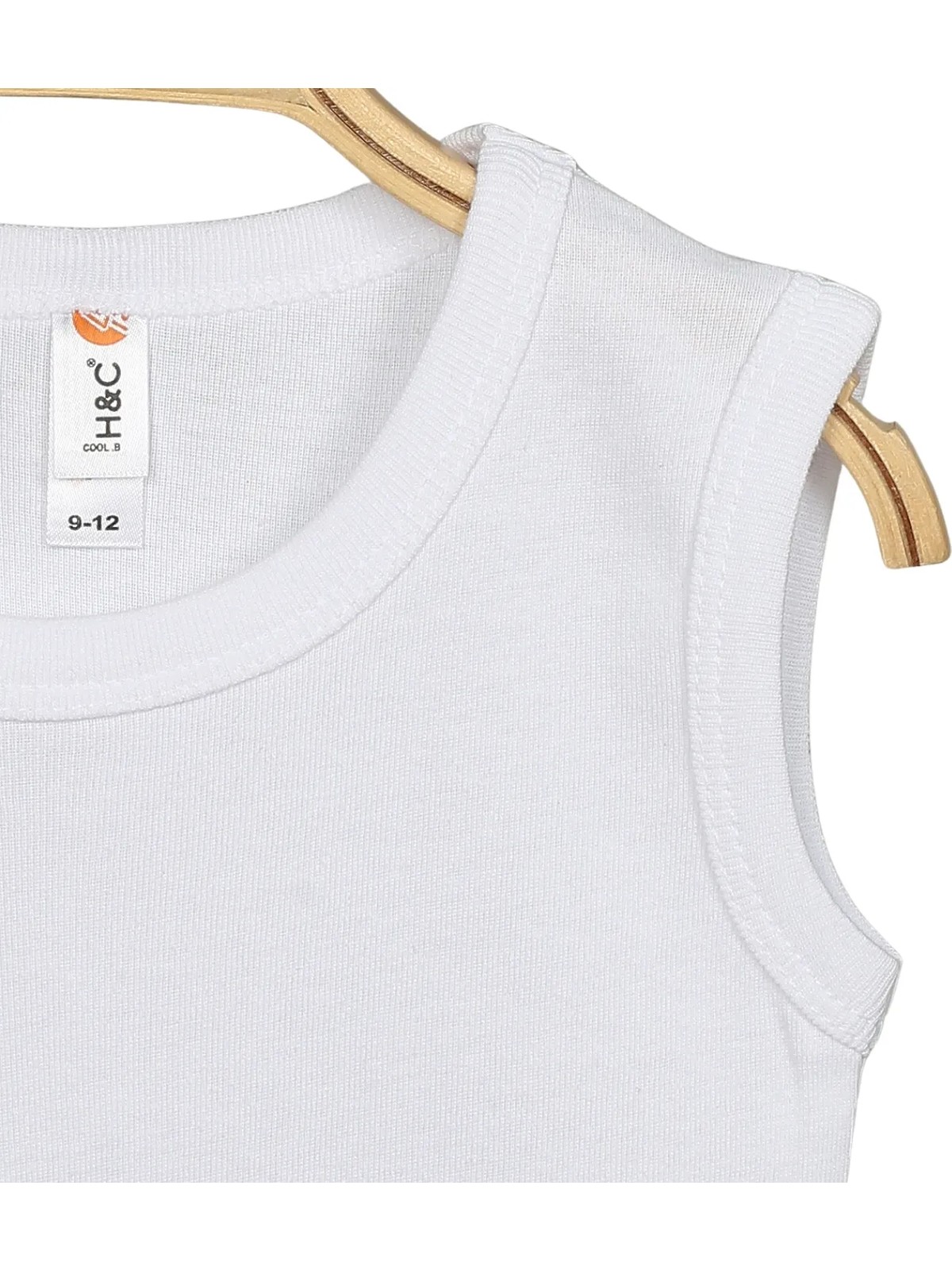 HVC Bebek Body Askılı Atlet Body Ribanalı Pamuklu Zıbın Beyaz 5li Unisex - Görsel 3