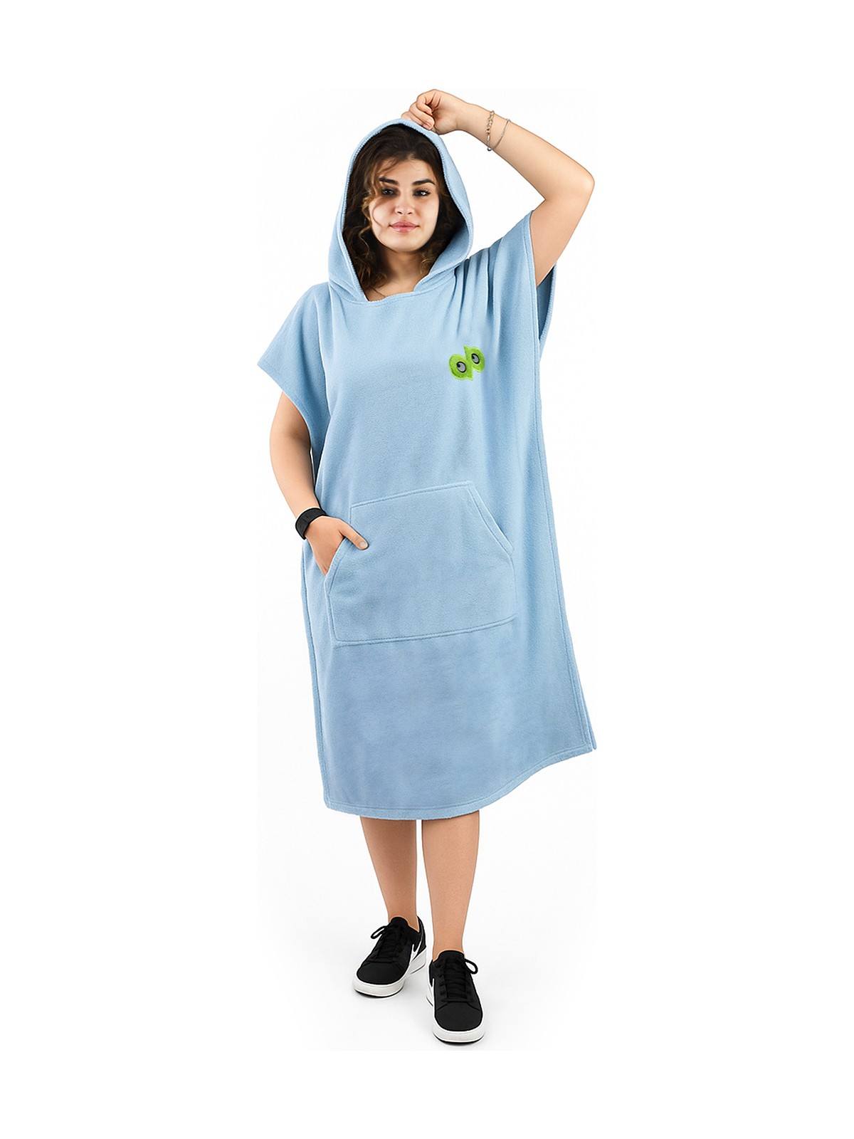 Pabtex Ayıcı Oyuncak Giyilebilir Havlu Welsoft Panço – Deniz, Havuz ve Kamp Için