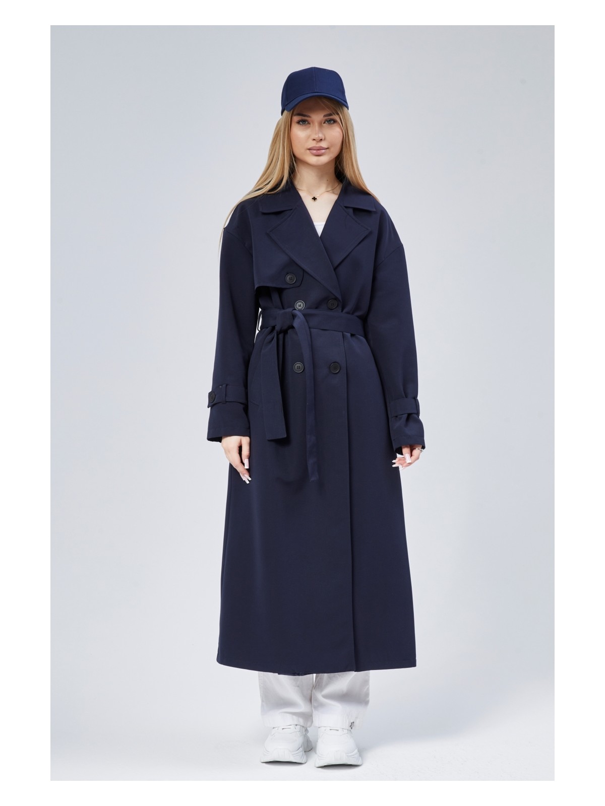 Bolivente Oversize Rüzgarlık Detaylı Trençkot - Görsel 7