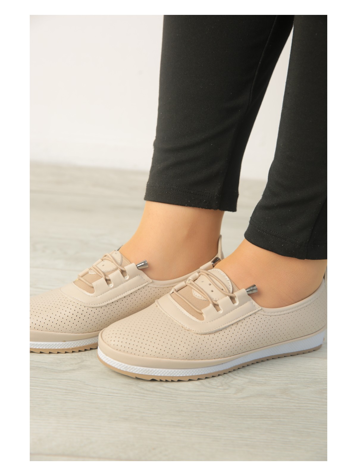 Asl Shoes Store Ortopedik Tabanlı Günlük Casual Kadın Babet Ayakkabısı - Görsel 4