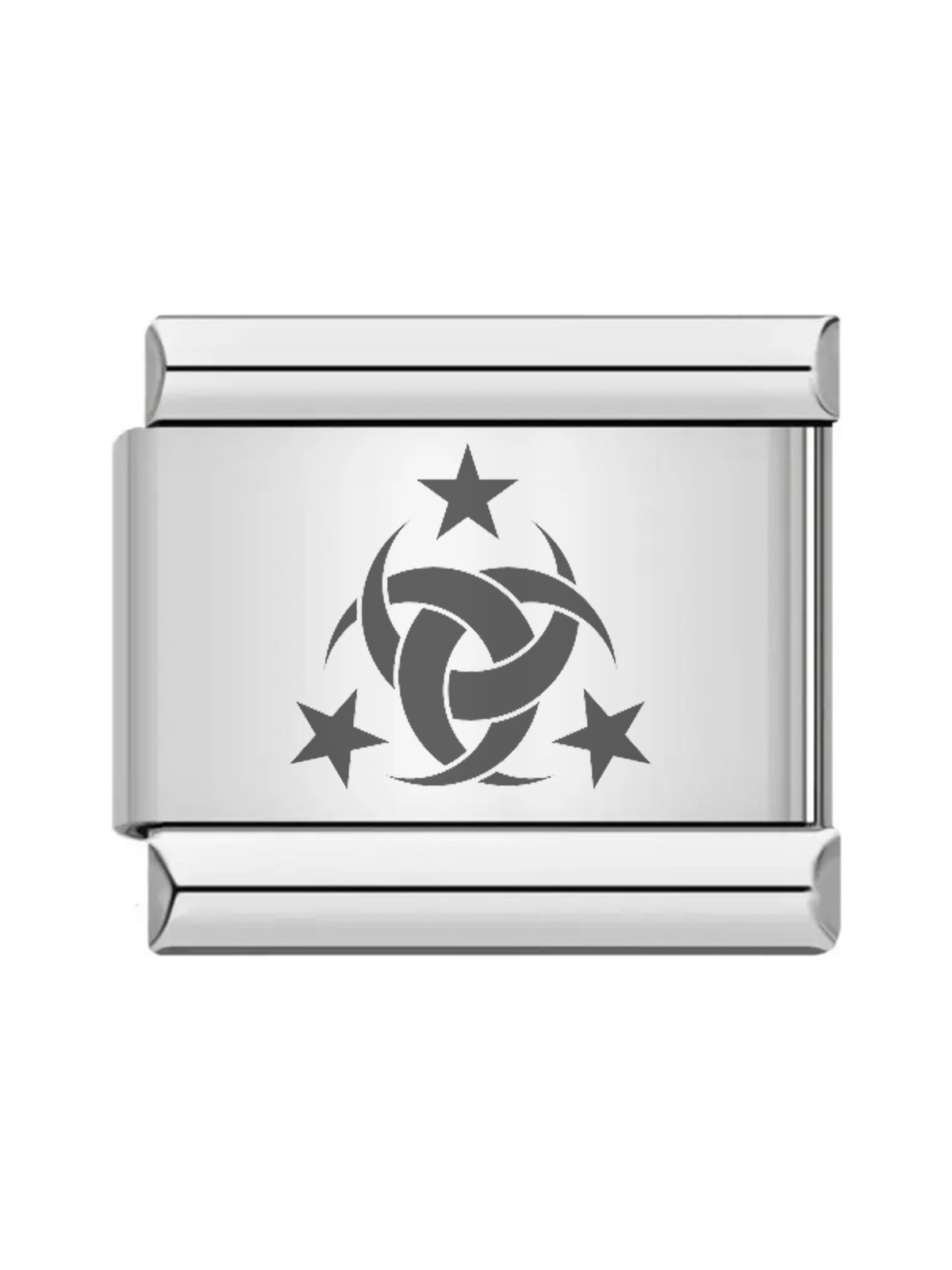 Takı Dükkanı Türk Ek Uzatma Italyan Charm Çelik Bileklik Charmı SCB31 - Görsel 5