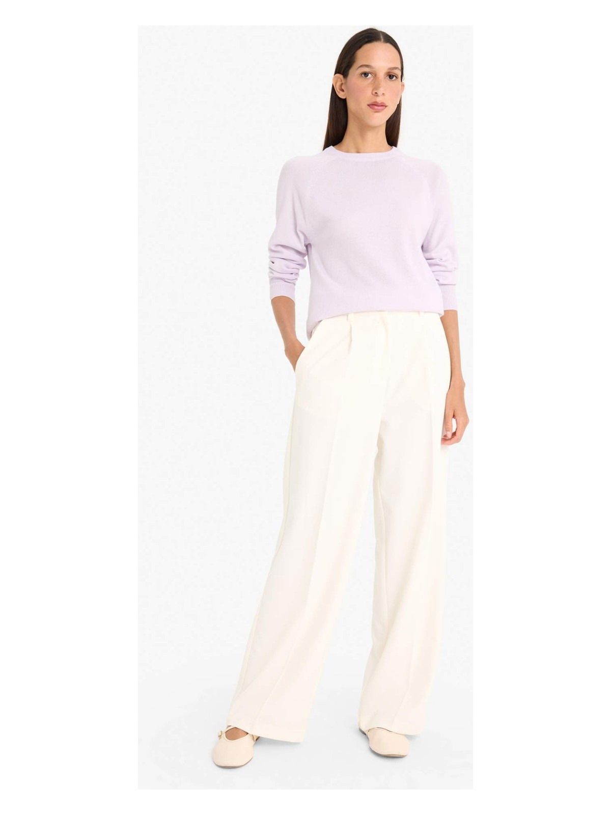 DeFacto Relax Fit Basic Triko Kazak I6913AZ25WN - Görsel 2